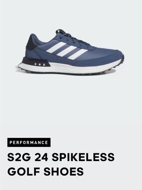 Adidas S2G 24 Spikeless Golf Shoes | Men’s | Navy/White | Size 9.5